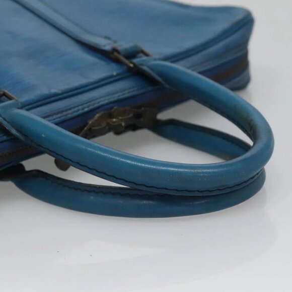 LOUIS VUITTON Epi Porte Documents Voyage Business Bag Blue - Picture 9 of 16
